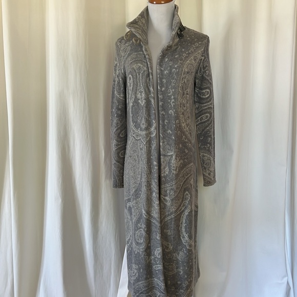 Vintage Ralph Lauren Cashmere Sweater Coat - Picture 3 of 9